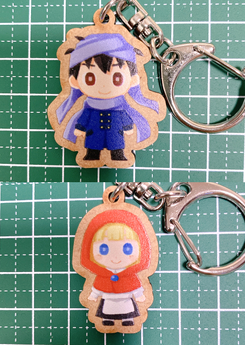 ウッドキーホルダーセット